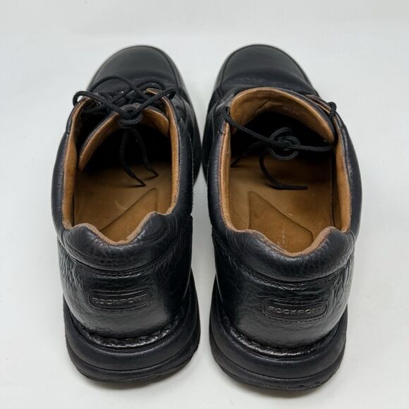 Rockport Edge Hill Shoes Mens 12 M Black Leather Business Casual Comfort Lace Up main image 5